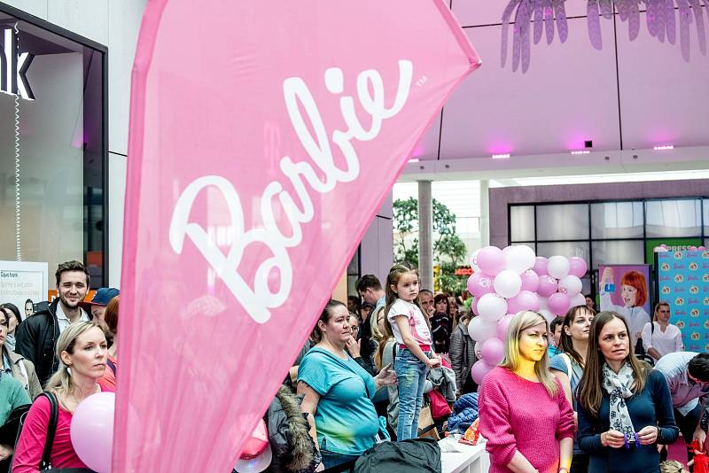 Oslava 60 let Barbie, obchodní centrum Nová Karolina, 9. března 2019 v Ostravě.