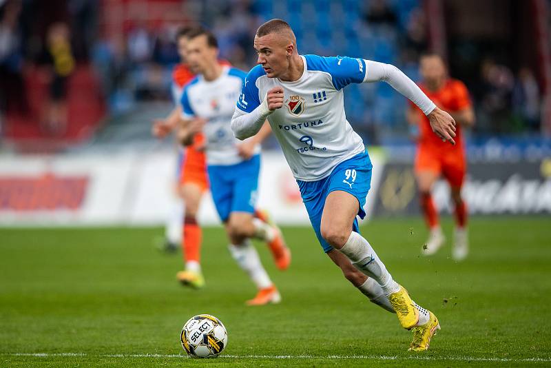 Utkání 14. kola první fotbalové ligy: Baník Ostrava - FK Mladá Boleslav, 29. října 2022, Ostrava. Ladislav Almási z Ostravy.