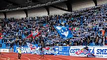 Utkání 22. kola první fotbalové ligy: FC baník Ostrava - SK Sigma Olomouc. 19. února 2022 v Ostravě.