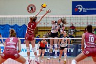 CEV Volleyball Challenge Cup 2023: TJ Ostrava (CZE) - Rapid BUCURESTI (ROU), 21. prosince 2022 v Ostravě.