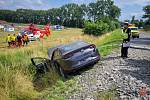 Tragická dopravní nehoda v Krnově uzavřela na několik hodin silnici I/57, pátek 23. června 2023.