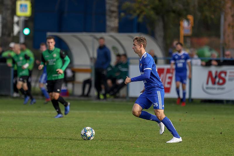 Fotbal, MSFL: Petřkovice - Baník B, 19. října 2019 v Petřkovicích.