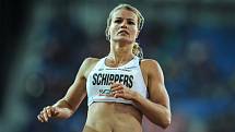 Zlatá tretra 2018, 13. června 2018 v Ostravě, na snímku Dafne Schippers.