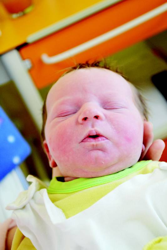 Tobias Křesťan, 24. 2. 2017, 3100 g, 50 cm, Ostrava-Zábřeh. Vítkovická nemocnice Ostrava. 