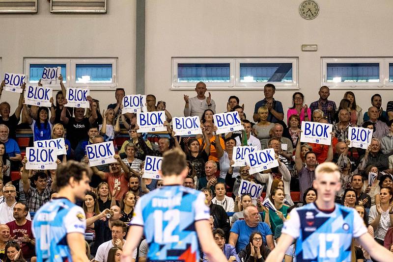 Zápas o 3. místo extraligy mužů, VK Ostrava - Kladno, 22.4.2019 v Ostravě.