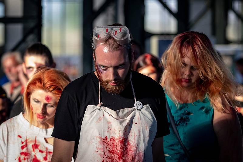 Zombie walk v Ostravě, sobota 29. června 2019.