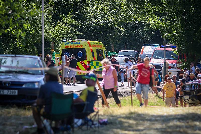 Smrtelná nehoda v závodu Okruh Františka Bartoše, 30. června 2019 v Ostravě.