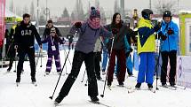 Olympijský festival u Ostravar arény. Dráha pro běžkaře