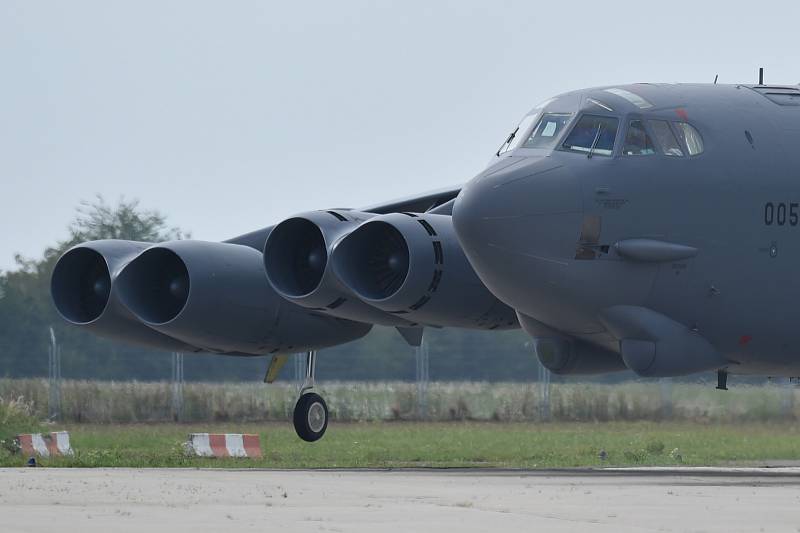 Dny NATO 2018. Americký bombardér B-52H Stratofortress.