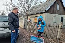 Mikuláš rozdával radost dětem na Ukrajině.
