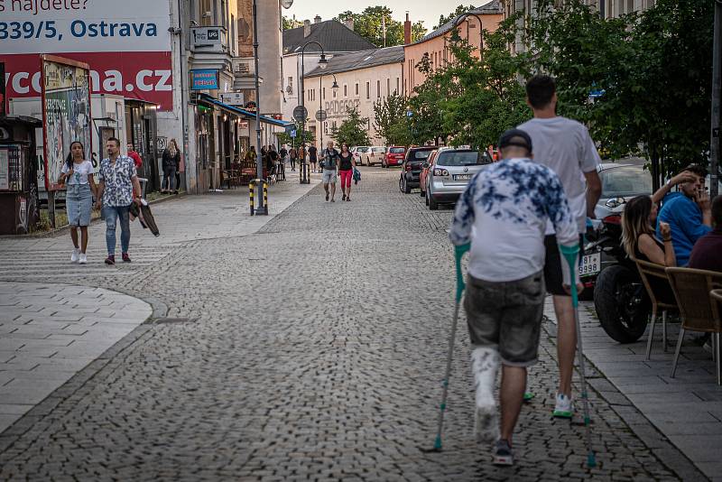 Stodolní ulice v Ostravě, 11. června 2021.