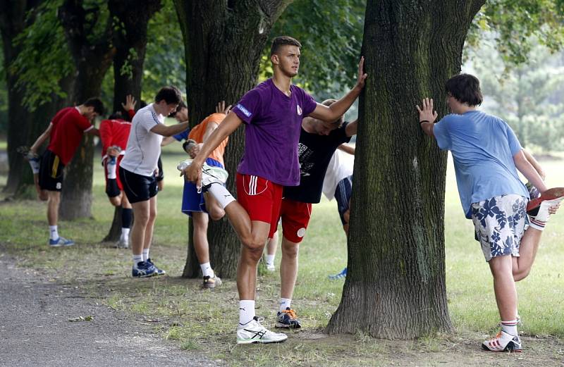 Příprava ostravských volejbalistů.