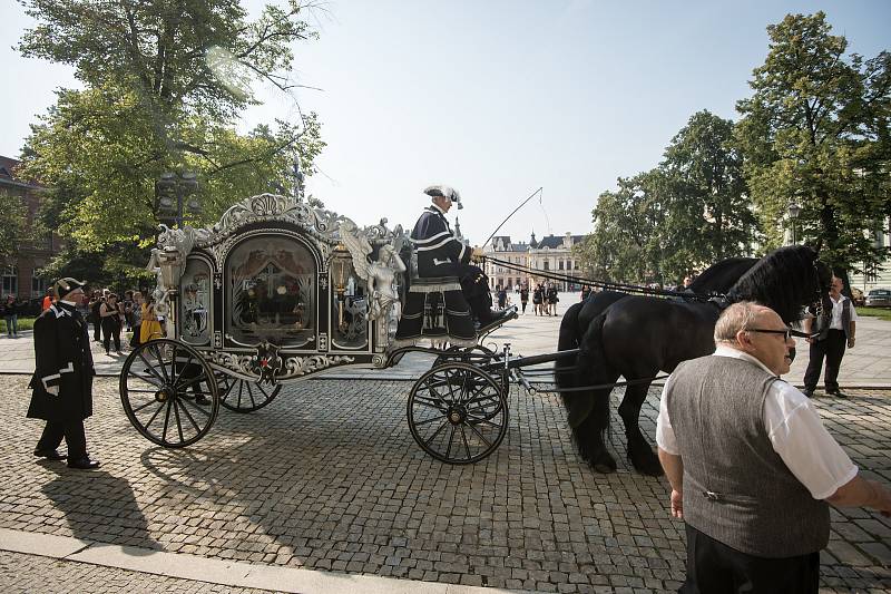 Pohřeb Františka Gažíka, 26. sprna 2019 v Ostravě.