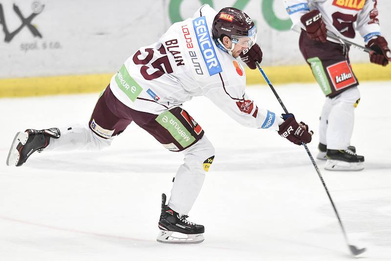 Utkání 28. kola hokejové extraligy: HC Vítkovice Ridera - HC Sparta Praha, 21. prosince 2018 v Ostravě.