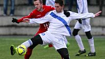 Fotbalisté druholigového Frýdku-Místku v rámci zimního turnaje Tipsport liga hostili ve frýdeckých Stovkách prvoligový Baník Ostrava a diváci se rozhodně nenudili. 