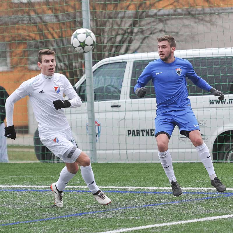 Baník Ostrava U21 vs. MFK Vítkovice, 14. ledna 2018 v Ostravě.