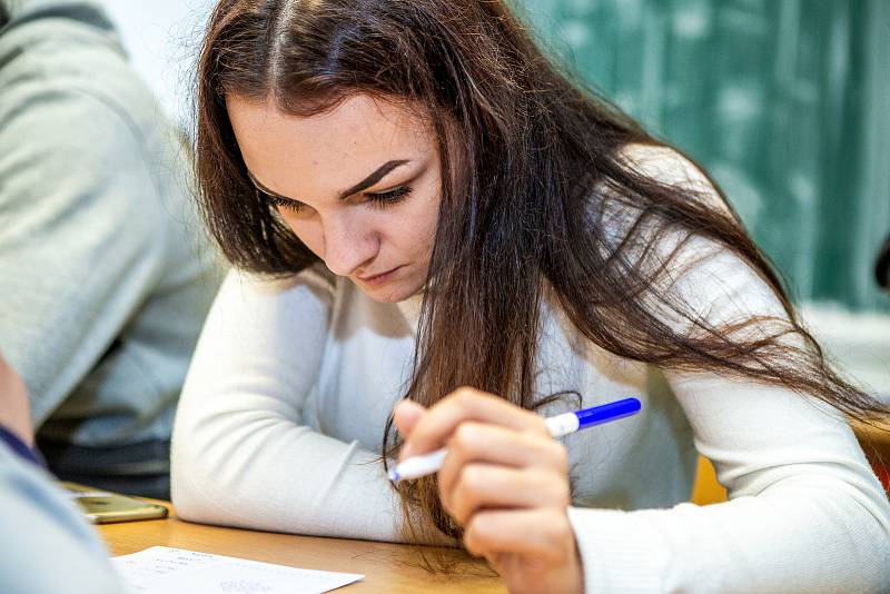 Oblastní turnaj soutěže pišqworky se uskutečnil na Gymnáziu v Ostravě- Zábřehu, Volgogradská 6a, 4. listopadu 2019 v Ostravě.