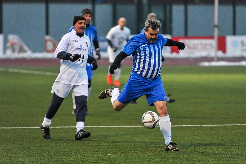 Fotbalové derby Starých gard Baníku a Vítkovic, 29. prosince v Ostravě.