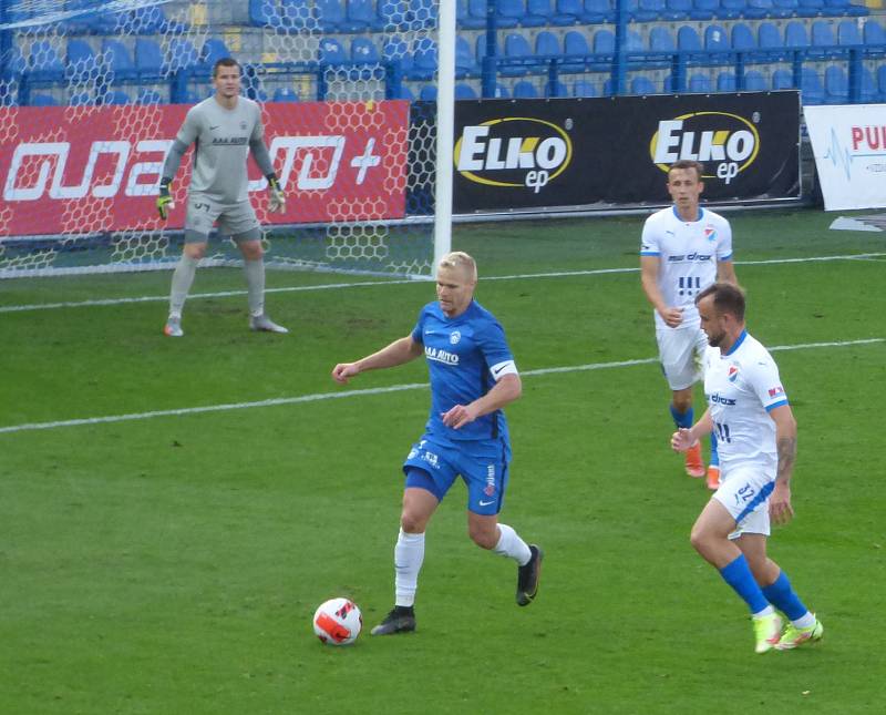 Fotbalisté Baníku Ostrava v neděli hráli v Liberci. 2. poločas.