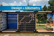 Výstava Design + kilometry u nádraží Ostrava-Střed, 10. června 2019 v Ostravě.