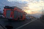 Hromadná nehoda komplikovala ve čtvrtek odpoledne dopravu do Poruby.