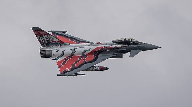 Dny NATO v Ostravě, 17. září 2022, Mošnov. Eurofighter Typhoon.