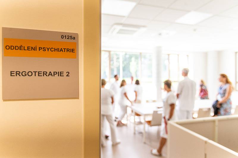 Slavnostní otevření Psychiatrického pavilonu Fakultní nemocnice Ostrava, 29. srpna 2022.