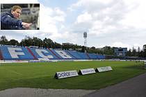 Stadion na Bazalech měl v plánu přestavět i bývalý majitel Baníku Ostrava Alois Hadamczik (ve výřezu).