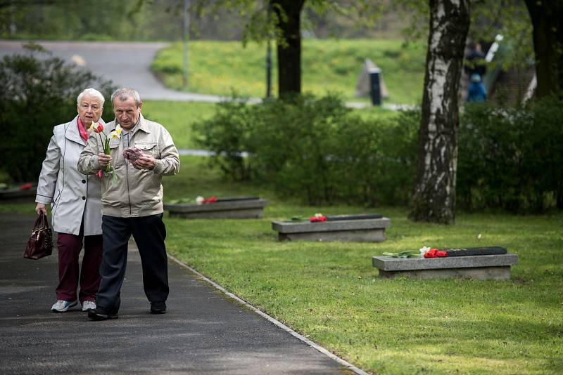 Pietní akt k 72. výročí osvobození Ostravy a ukončení II. světové války.