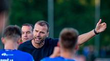 Utkání 2. kola MOL Cup: FC Hlučín - Baník Ostrava 0:1 po prodloužení, 25. srpna 2021 v Hlučíně.