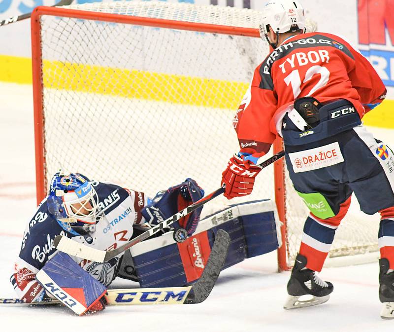 Utkání 19. kola hokejové extraligy: HC Vítkovice Ridera - HC Dynamo Pardubice, 17. listopadu 2019 v Ostravě.