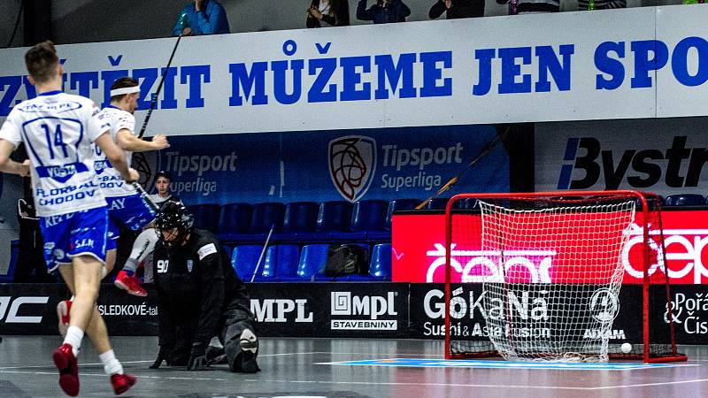 3. čtvrtfinále Tipsport Superligy: FBC Ostrava - Chodov, 9. března 2019 v Ostravě.