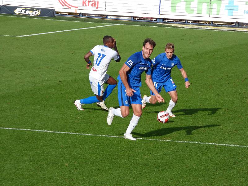 Fotbalisté Baníku Ostrava v neděli hráli v Liberci.