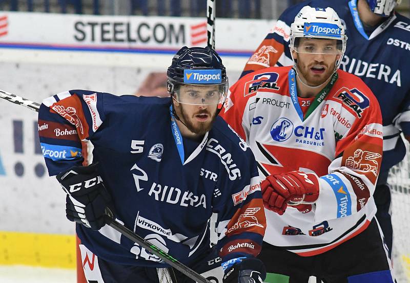 HC Vítkovice Ridera - HC Dynamo Pardubice (20. kolo extraligy, 31. 10. 2021)