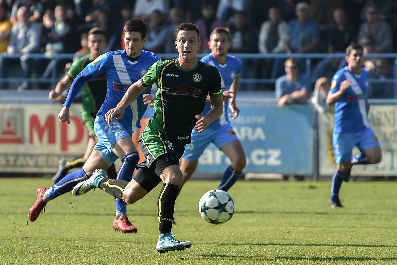 Utkání 11. kola FORTUNA MSFL, Petřkovice - Frýdek-Místek, 13. října 2018 v Ostravě.