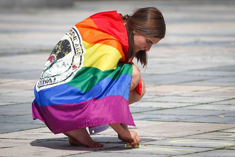 Duhový pochod Pride 2019 v Ostravě.