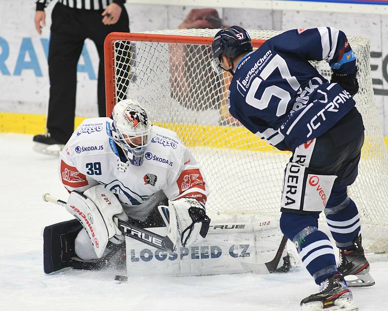 Vítkovice - Plzeň (dohrávka 10. kola hokejové extraligy)