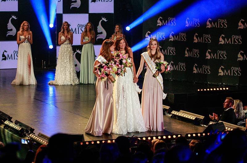 Vyhlášení české Miss 2018 v Gongu.
