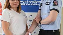 Moravskoslezští policisté darovali krev. Ostrava, listopad 2022.