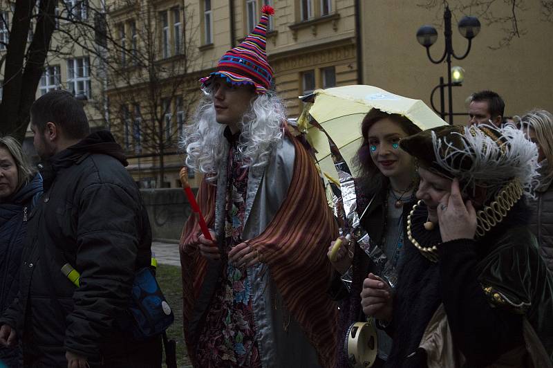 Masopustní průvod, 5. března 2019 v Ostravě.