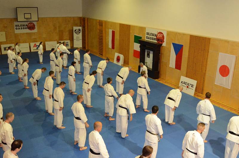 Karatistického semináře Silesia Gasshuku 2017 v Jeseníkách, se první červnový víkend zúčastnil také drobný osmasedmdesátiletý Shihana Masarua Miury, velmistr karate, který pocházejí ze staré japonské samurajské rodiny.