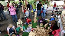 Dřevařský festival na Slezskoostravském hradě. 