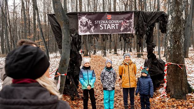 Čerti z Rakouska v Ostravě v Bělském lese a stezka odvahy, 5. prosince 2021.