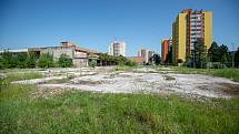 Bývalé nákupní centrum Odra ve Výškovicích v Ostravě.