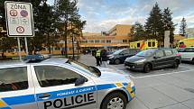 Střelba ve Fakultní nemocnici Ostrava - zásah policie na místě, úterý 10. prosince 2019.