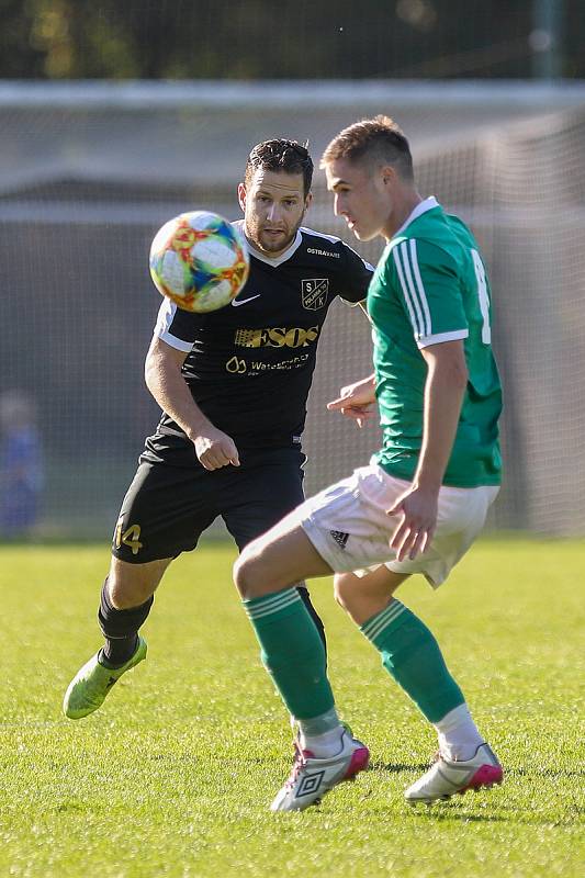 Fotbal, Heřmanice - Polanka, 12. října 2019 v Heřmanicích.