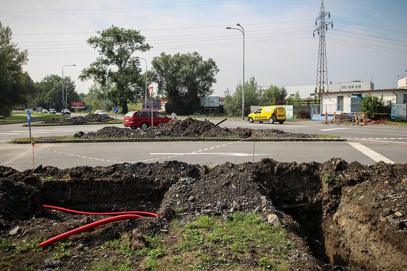 Tuto křižovatku budou řídit semafory. Úpravy souvisejí s budováním outletového centra v Ostravě-Přívoze.