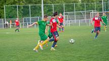 Zápas 26. kola krajského přeboru Hlubina - Dolní Datyně 2:0. Foto: TJ Unie Hlubina