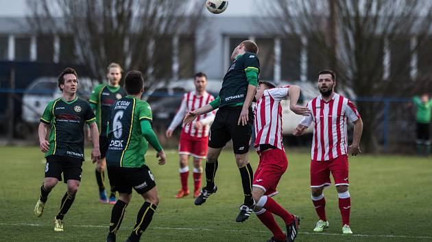 Zápas FC Odra Petřkovice vs. SK Spartak.