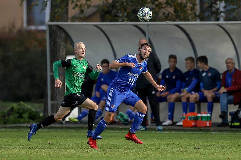 Fotbal, MSFL: Petřkovice - Baník B, 19. října 2019 v Petřkovicích.